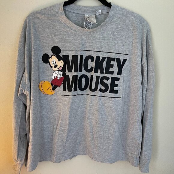 H & M H&M Disney collab Mickey Mouse top/pajama Sz L - Picture 1 of 3